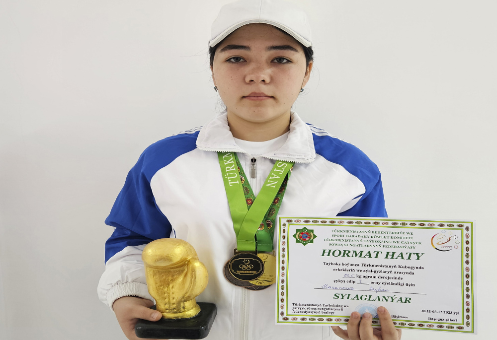  Taýboksda gazanylan üstünlik. 